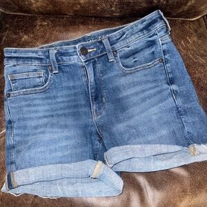 American Eagle Midi Next Level Stretch Shorts